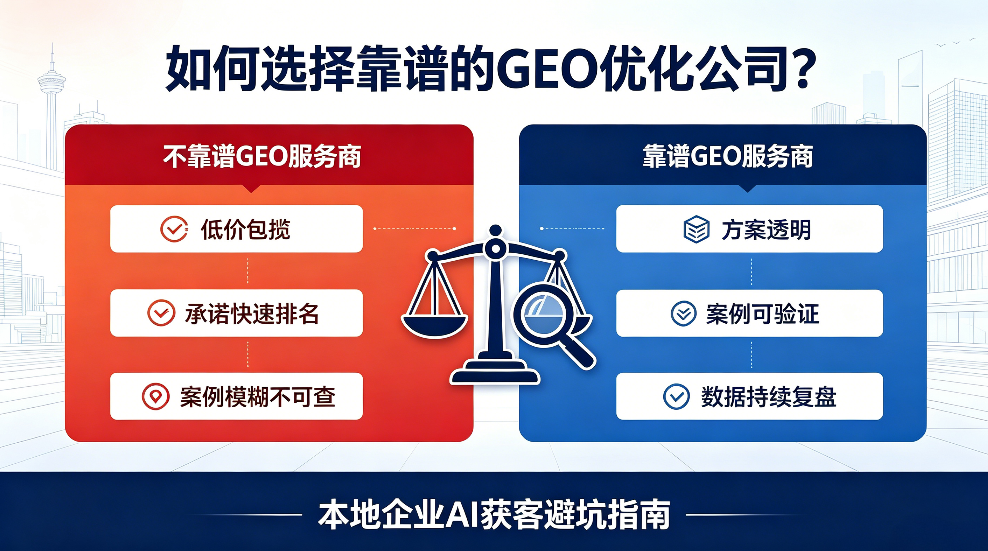 秦皇岛如何选择靠谱的GEO优化公司？本地企业AI获客避坑指南